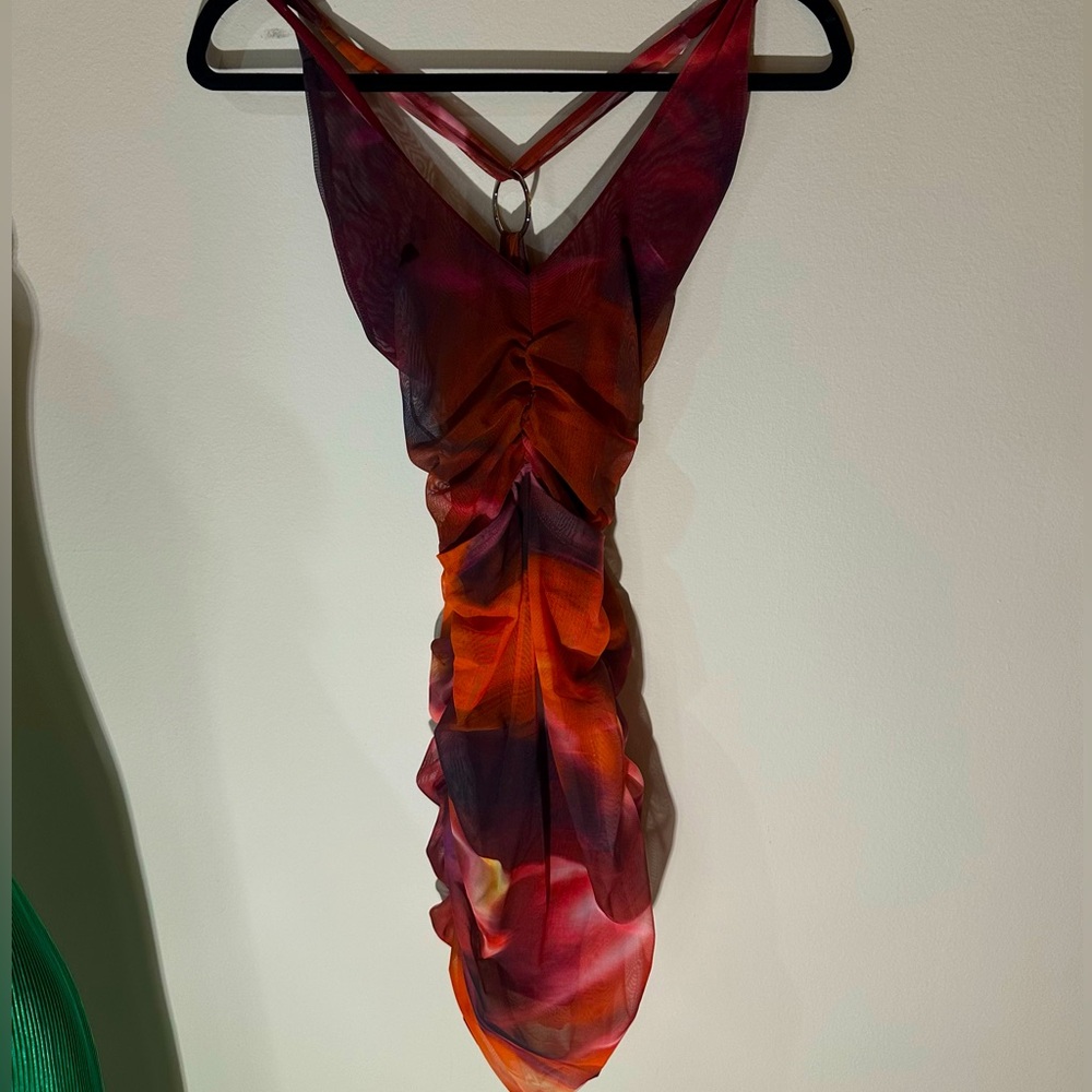 Oh Polly Out of This World Halter Dress